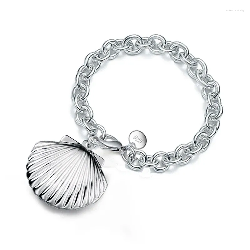 Charm Bracelets Punk Styles 925 Sterling Silver Women Unisex Chunky Chains Design Pendant For Wholesale