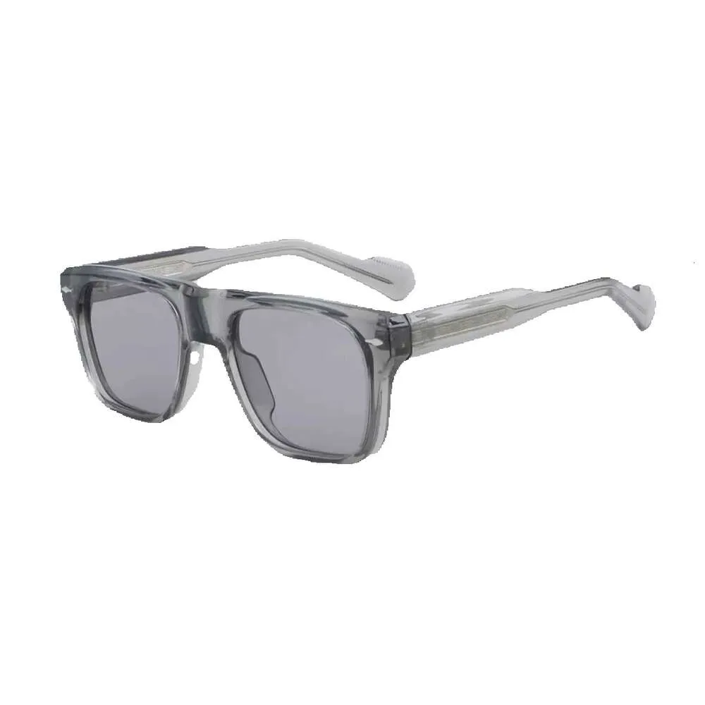 Solglasögon toppkvalitet JMM Enzo Square Retro Vintage Rectangular Acetate Frame för män som kör designer Marie Women Mage Optiska neutrala glasögon 6SFLD