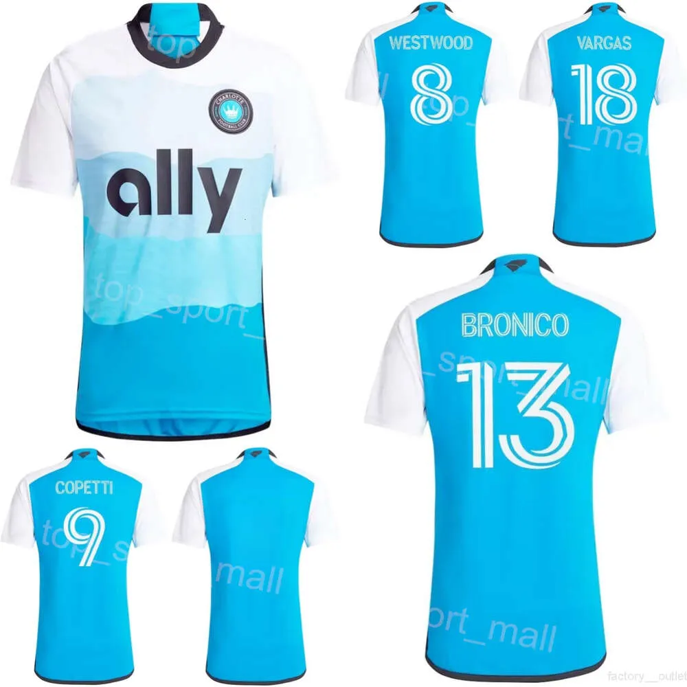 シャーロットFC 24 25サッカー1 Kristijan Kahlina Jersey 13 Brandt Bronico 29 Adilson Malanda 24 Jaylin Lindsey 10 Brecht Dejaegere 8 Ashley Westwood Football Shirt