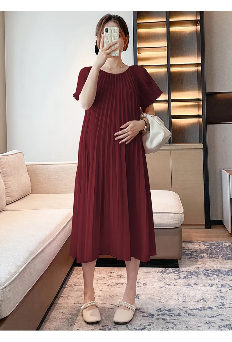 green emerald velvet dress AISWI Maternity Tie Front Dress A Line Long Sleeve V Neck Flowy Pregnancy  Maxi Dresses for Baby Shower Casual 2025 Fall, Dusty Pink, Small at Amazon  Women's Clothing store main image 1