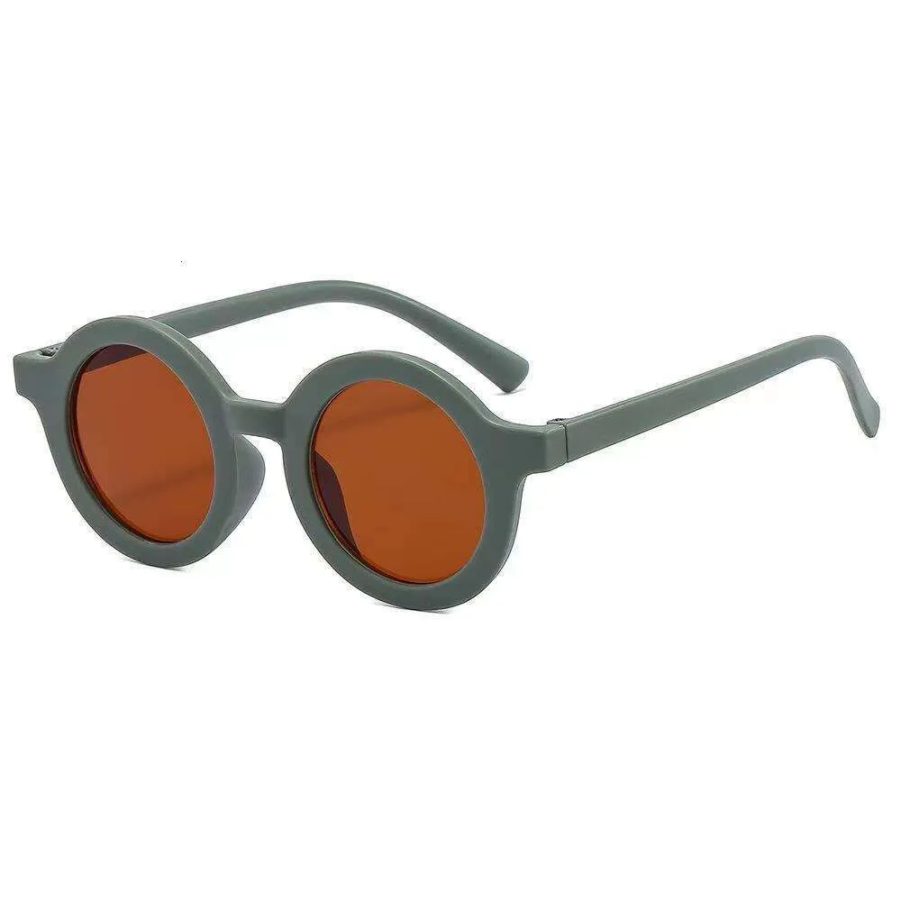 Lunettes de soleil à monture ronde pour enfants, légères, petit visage, pour garçons et filles, Super mignonnes, tendance, nouvelle collection 2023