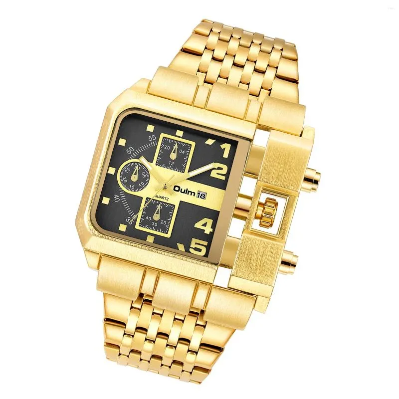 Wristwatches Men's Fashion Large Dial Watch Casual Luminous Smooth Surface For Shopping Camping Walking