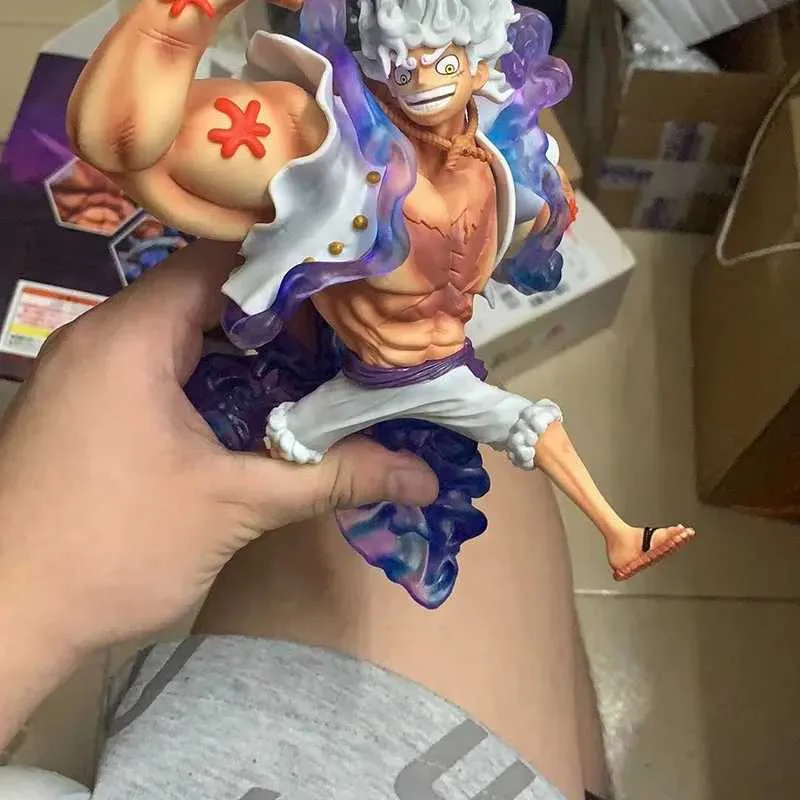 Eylem Oyuncak Figürleri 17cm Tek Parça Luffy Gear 5 Anime Figürleri Herkül Nika Koleksiyonu PVC Aksiyon Figürleri Heykeli Luffy Model Bebek Dekorasyon Evi