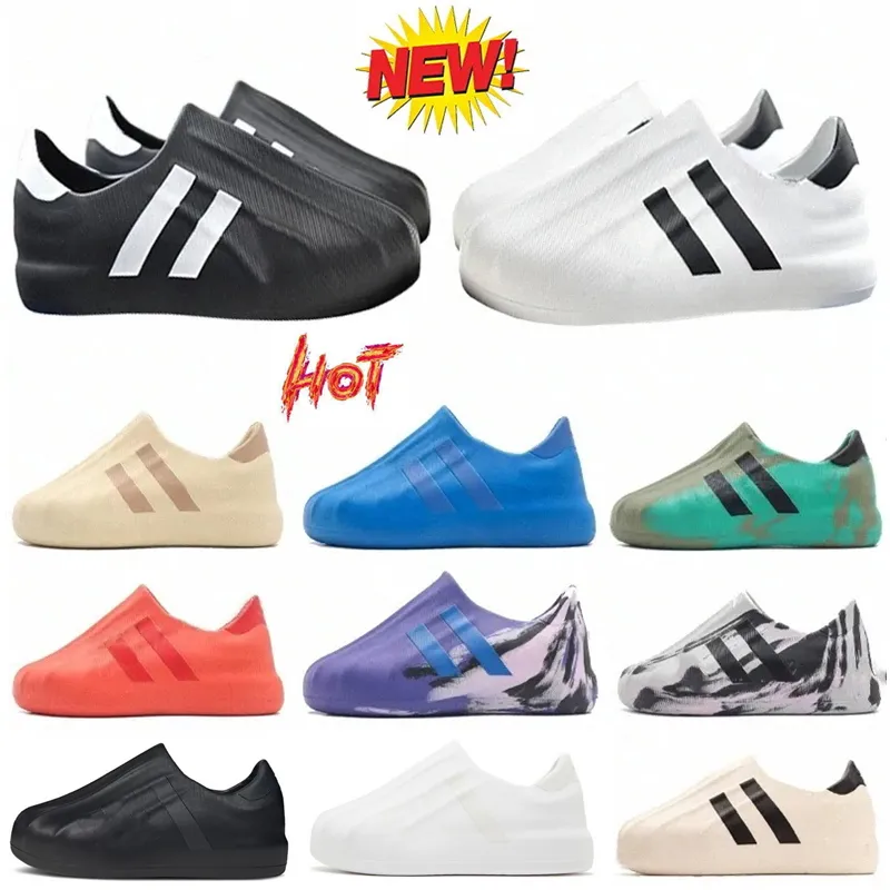 Novos homens primavera sapatos casuais adifom superstar triplo preto núcleo branco argila estrata plataforma mocassins rendas até apartamentos deslizamento-on tênis feminino designer calçado athleisure