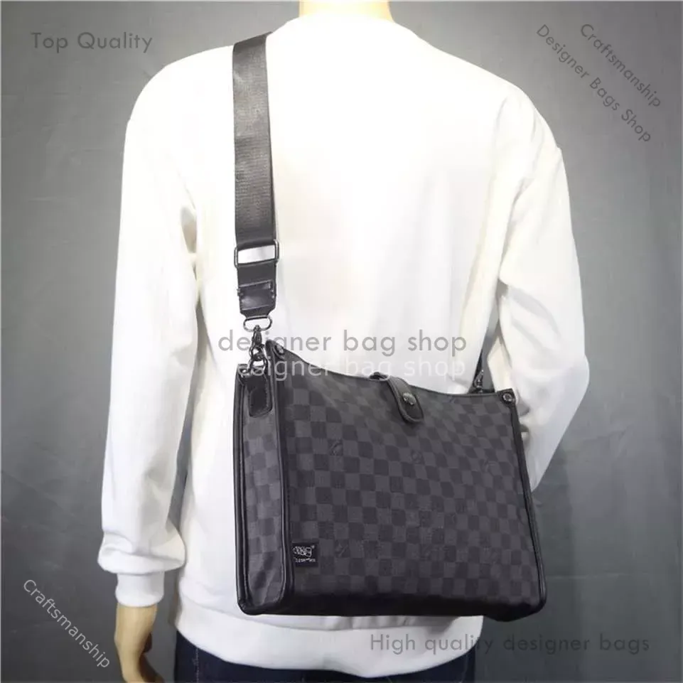 Borsa firmata Borsa tote Threebox New Trend Zaino a tracolla Borsa a tracolla casual da uomo scozzese Borsa a tracolla moda business Sconto del 70% Saldi outlet