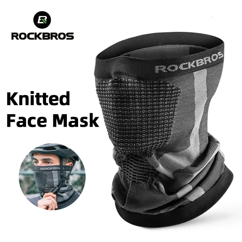 Rockbros Bike Mask Full Face Balaclava Breattable UV Protection Windproof Bicycle Scarf Vandring Utomhus Sportcykelutrustning 240312