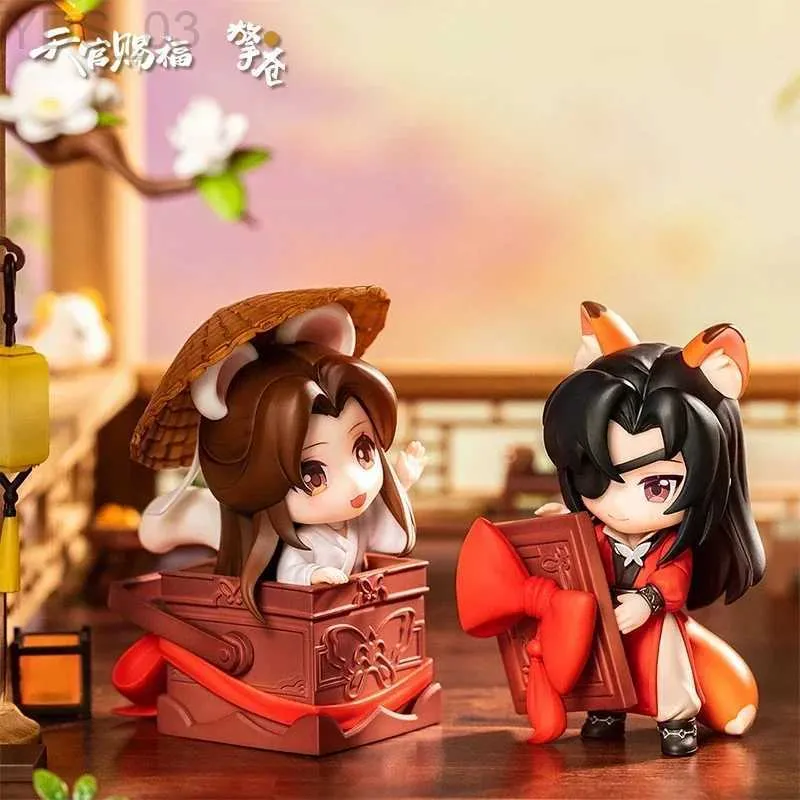 Anime Manga Auf Lager Original Heaven Officials Blessing Xie Lian Hua Cheng Geburtstag Anime Figuren Spielzeug TGCF Puppe Action Modell Spielzeug Geschenke YQ240315