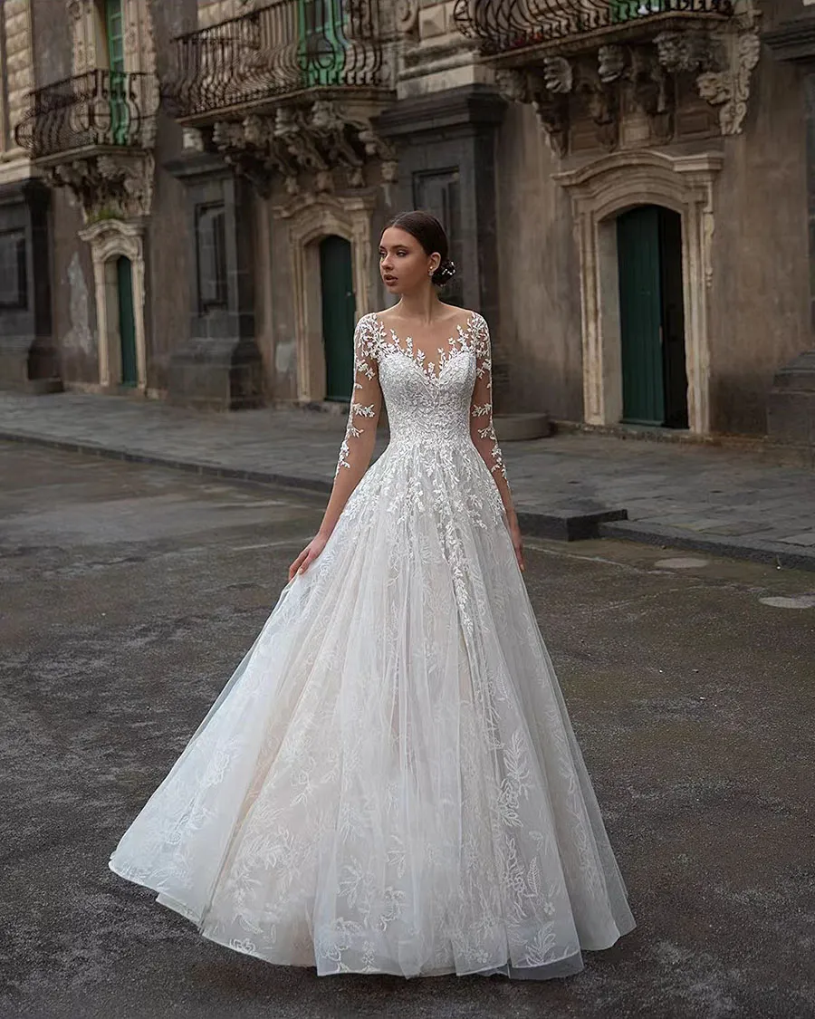 sachin and babi light blue dress Backless Wedding Dresses