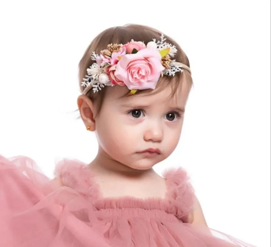 Hair Accessories Baby Maternity Drop Delivery 2021 Arrival Children Floral Novelty Kids Garland Summer Party Flower Headband Sp3905579