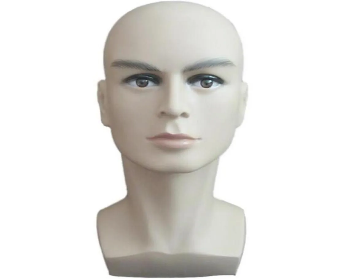 قطعة واحدة من الذكور عارضة أزياء Manikin نموذج رأس النظارات قبعات الباروكات معرض المجوهر