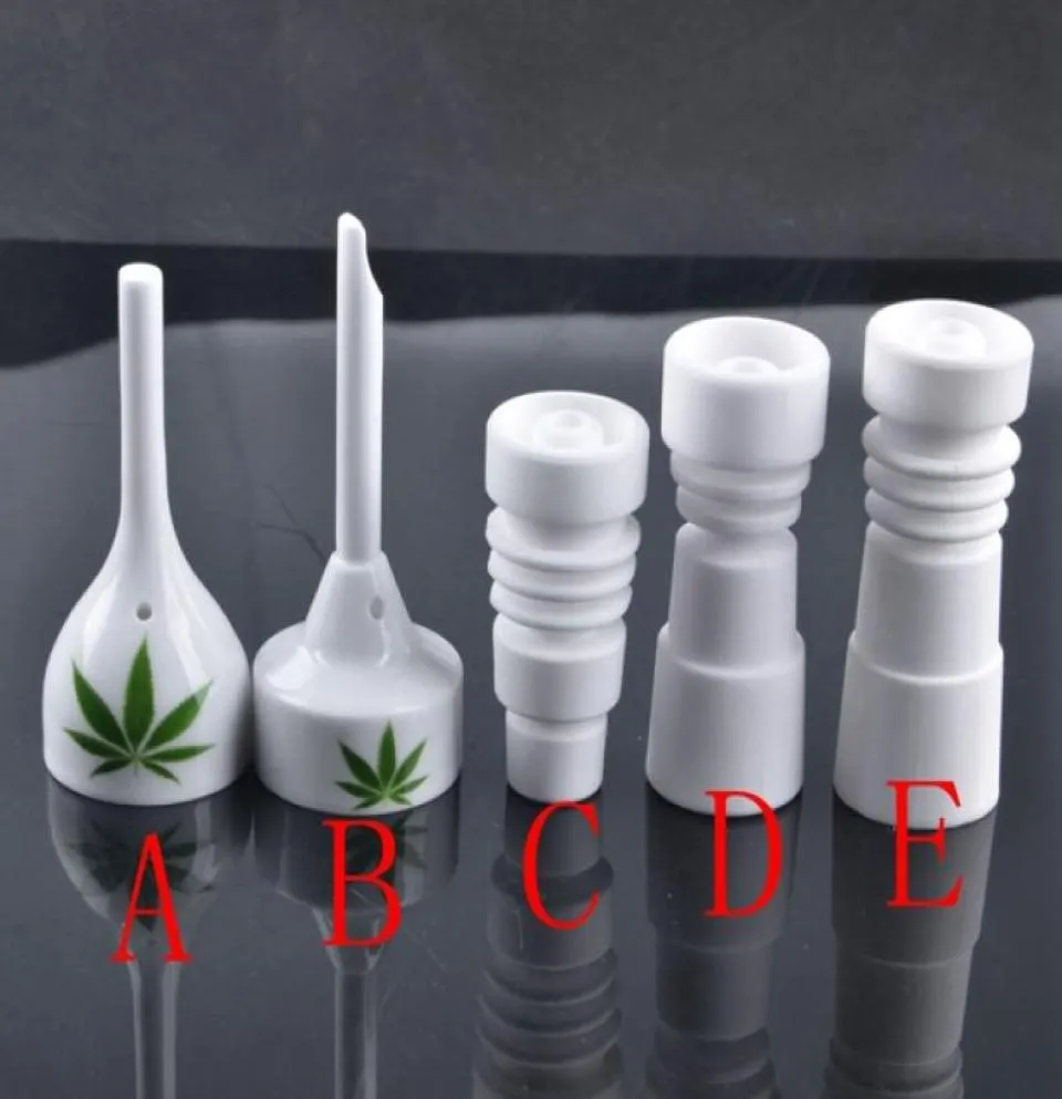 14mm 18mm domeless Ceramic Nails Male Female joint Ceramic carb cap ceramic nail VS titanium nail Quartz nail5519905