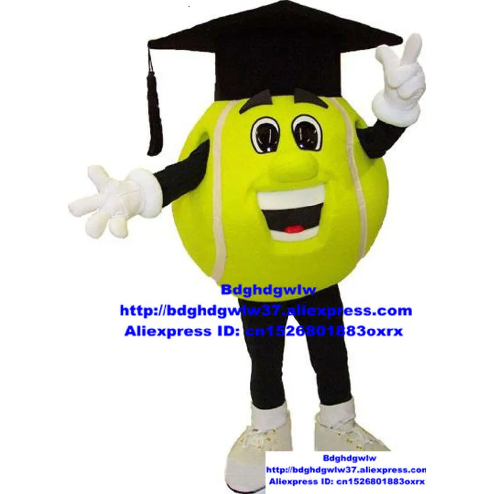 Mascot Costumes Softball Softball Baseball Tennis Ball Tenis Mascot Costume Dorosły Cartoon Charakter Manners Ceremonia Otwarcie Odbiór ZX1508