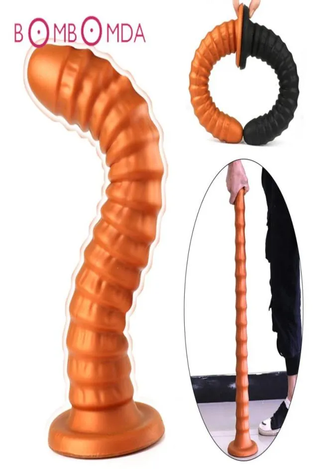 Super Soft Big Dildo Butt Plug Men Prostate Massager Huge Screw Vagina Anal Dildo With Suction Cup Adult Sex Toys For Women Men Y25900228