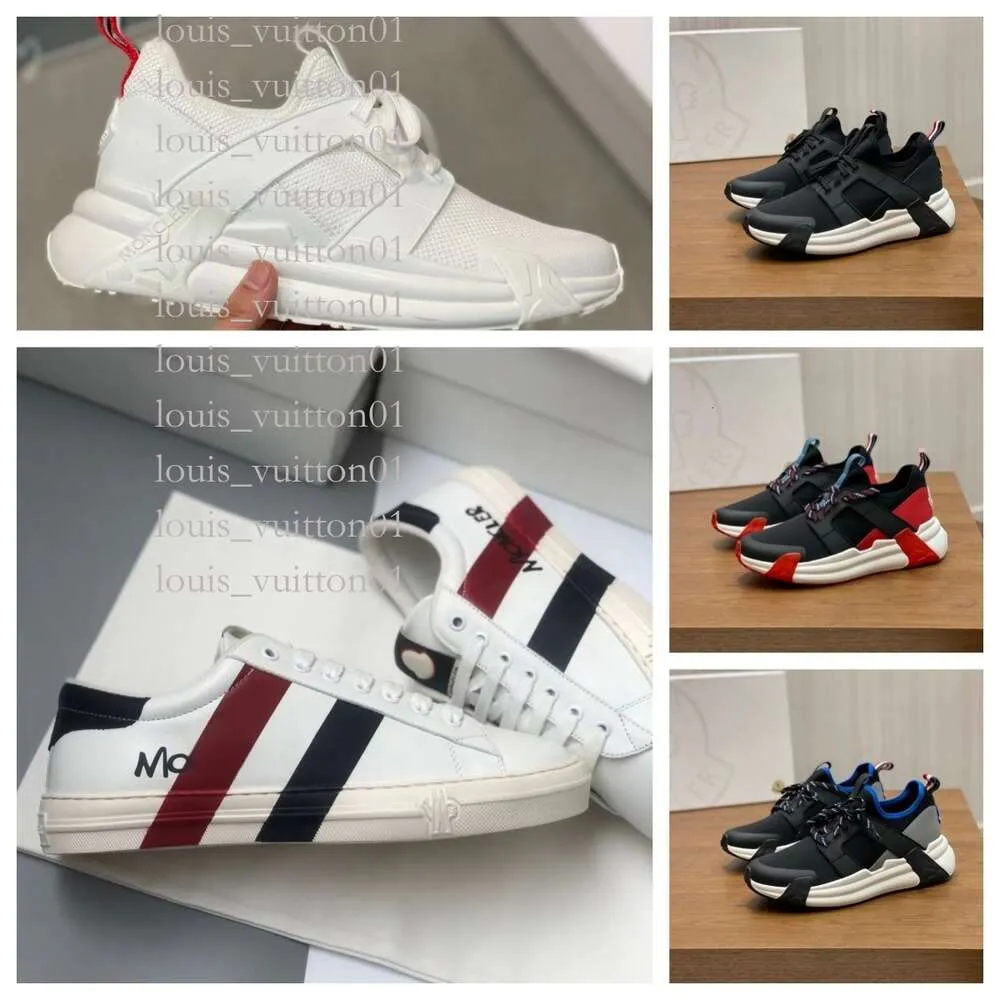 2024 TOP Designer Monclair Chaussures Baskets Classique Blanc Noir Unisexe Mode Couples Style Paris Chaussures De Jogging En Plein Air Baskets Haut De Gamme Baskets Respirantes 65