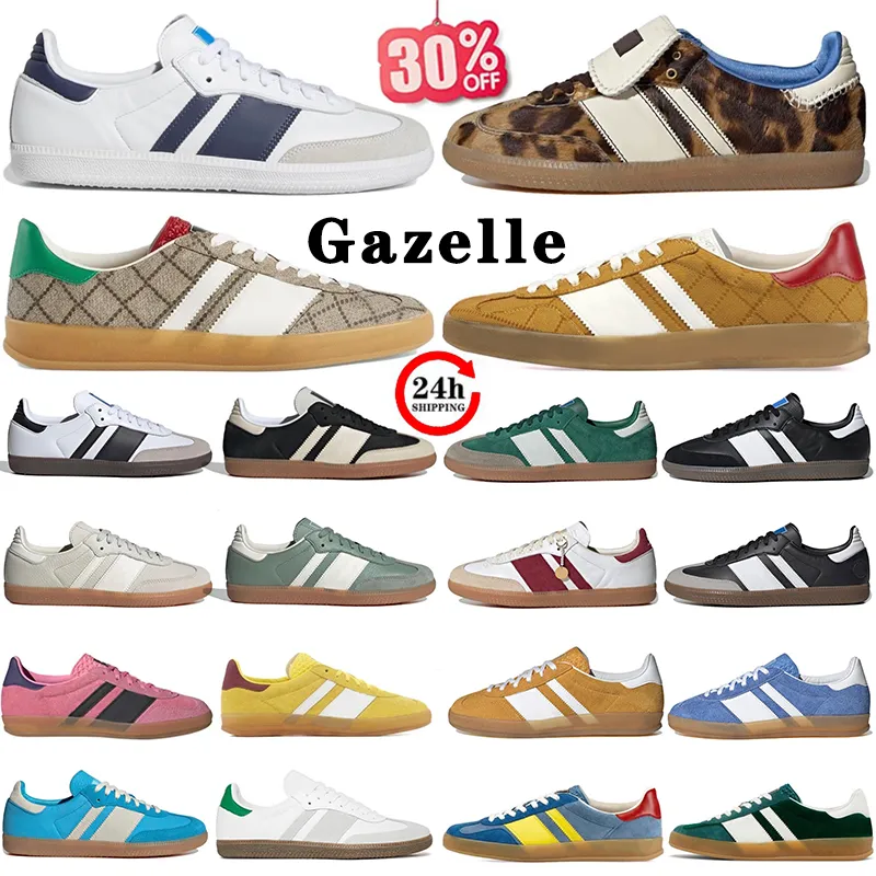 2024 Designers Chaussures de sport Samb comme pour hommes femmes chaussures plates en cuir nuage blanc végétalien gomme noire sportive bordeaux ilver vert baskets pour hommes chaussures de formateurs unisexes