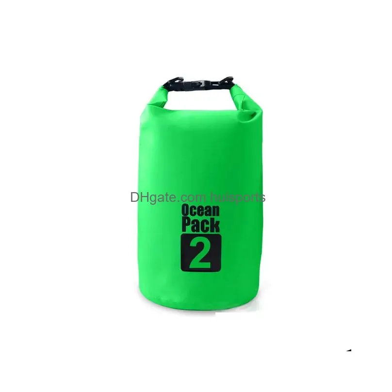 Piscina Acessórios 2L À Prova D 'Água Resistente À Água Saco Seco Saco De Armazenamento Bolsa Natação Ao Ar Livre Caiaque Canoagem Rio Trekking D Dh1Wt