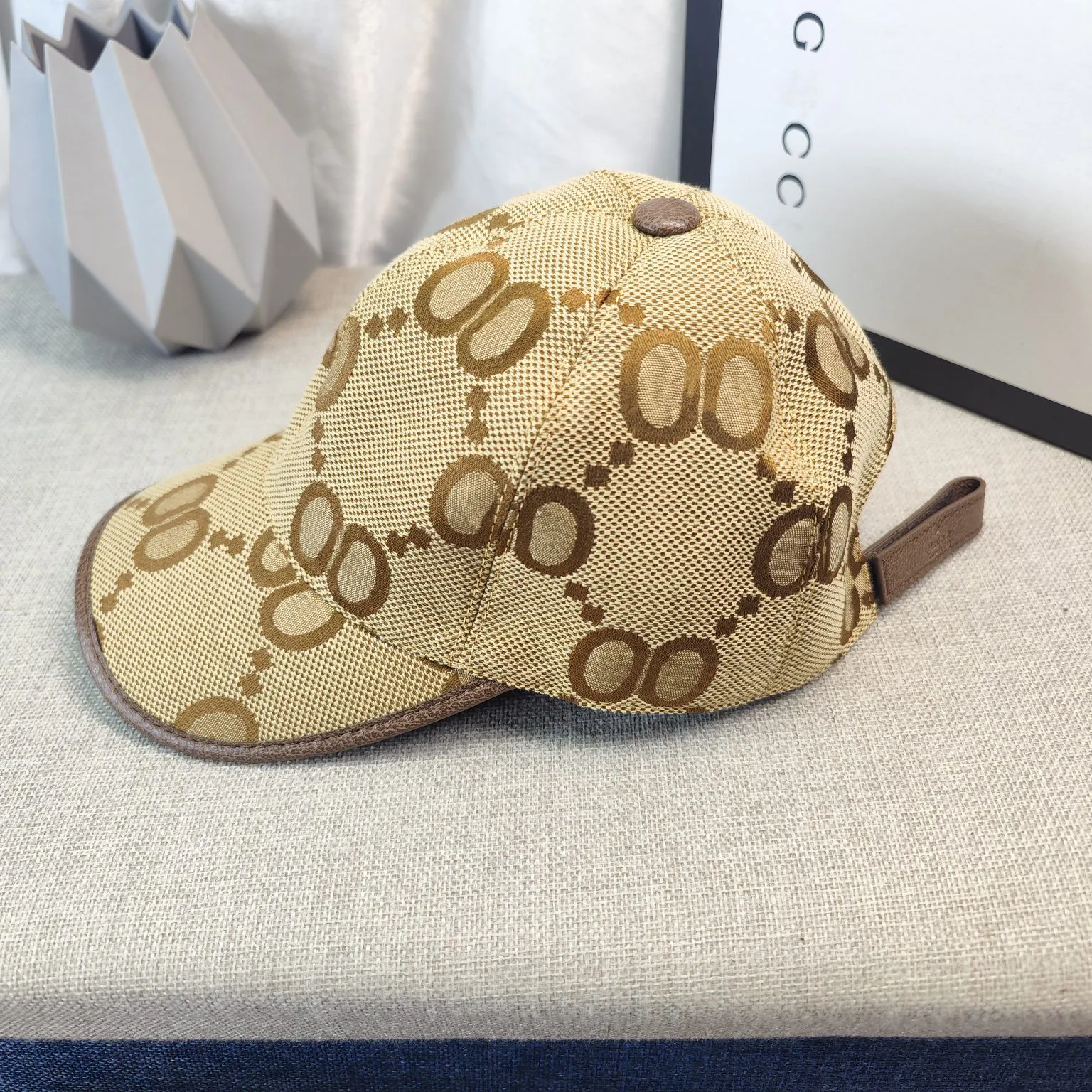 JUMBO G Fashion Designer Monogrammed Baseball Hats For Men