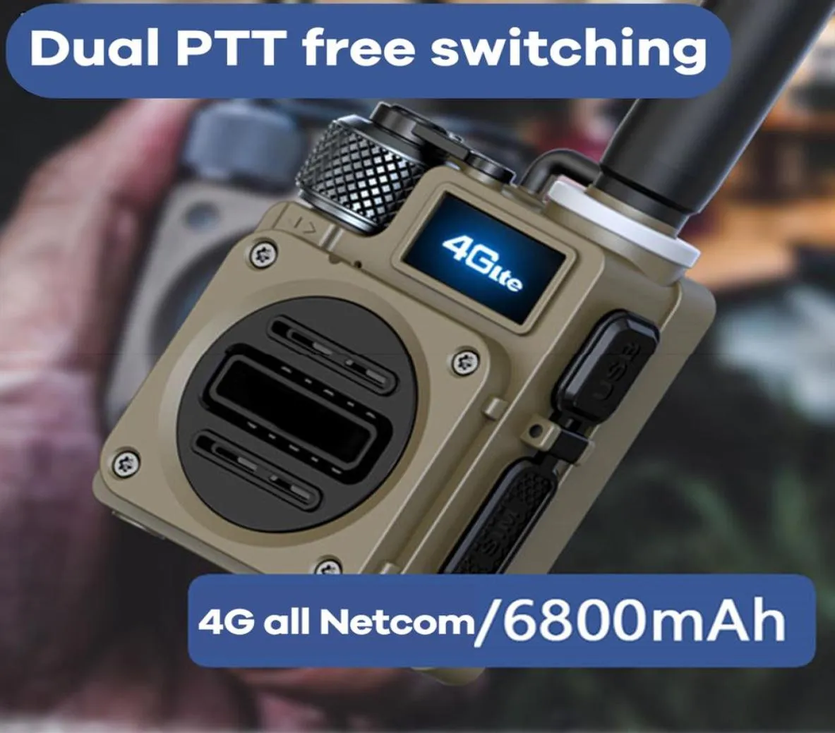 EPACKET 4G FULL NETCOM Handhållet kort utomhus 5000 km walkie talkie4487214