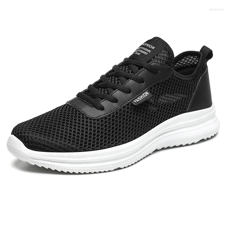 Walking Shoes Men's Casual Comfortable Soft Knit Slip-on Light Sneakers Running Non-slip Mesh Breathable