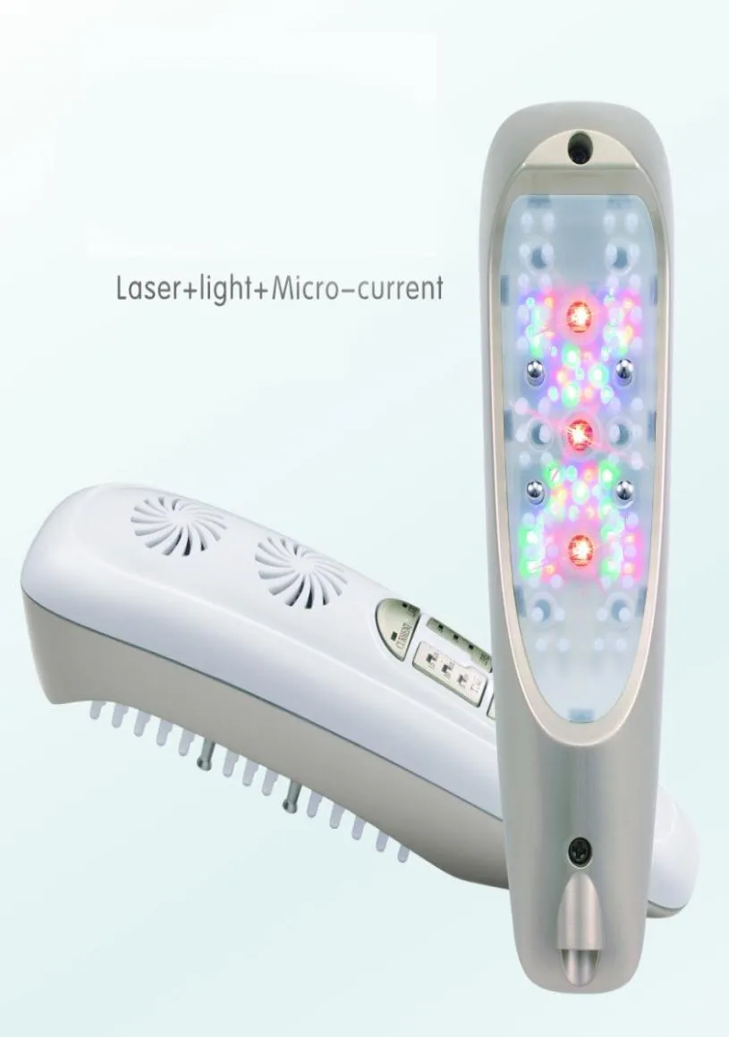 nieuwste LED-lichtkam Haargroeigroeiborstel Anti-haaruitvaltherapie Massager5801867