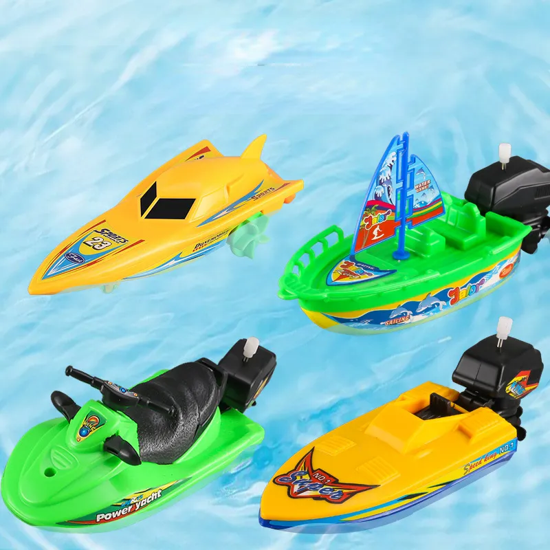 Children's Watercraft Baby Color Cognition Yachts Yachts Yachts Motorboats Summer Water Bath Toys