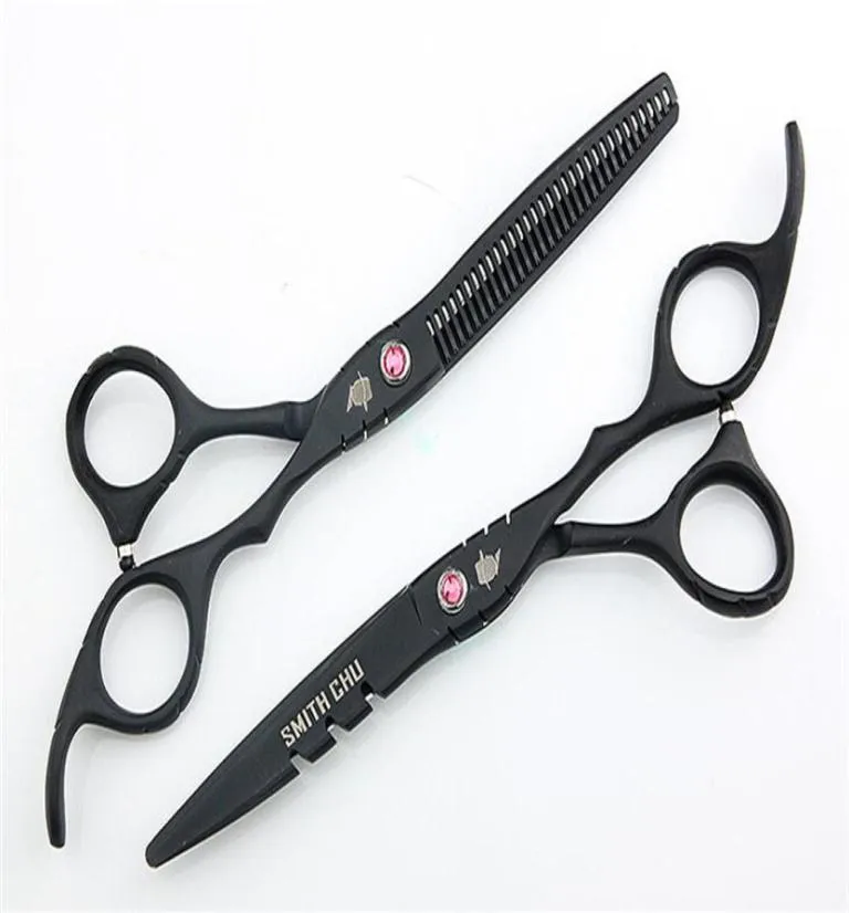 6 0inches Smith Chu Professional Barber Scissors frisörsax Hårklippningsverktyg Frisesalong SCISSOR228K1689297