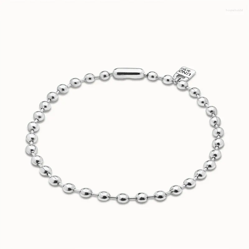 Chaînes 2024 Espagnol Unode 50 Bijoux Simple Fille Coeur Creux Amour Chaîne Collier Personnalisé Cadeau Pour Femme