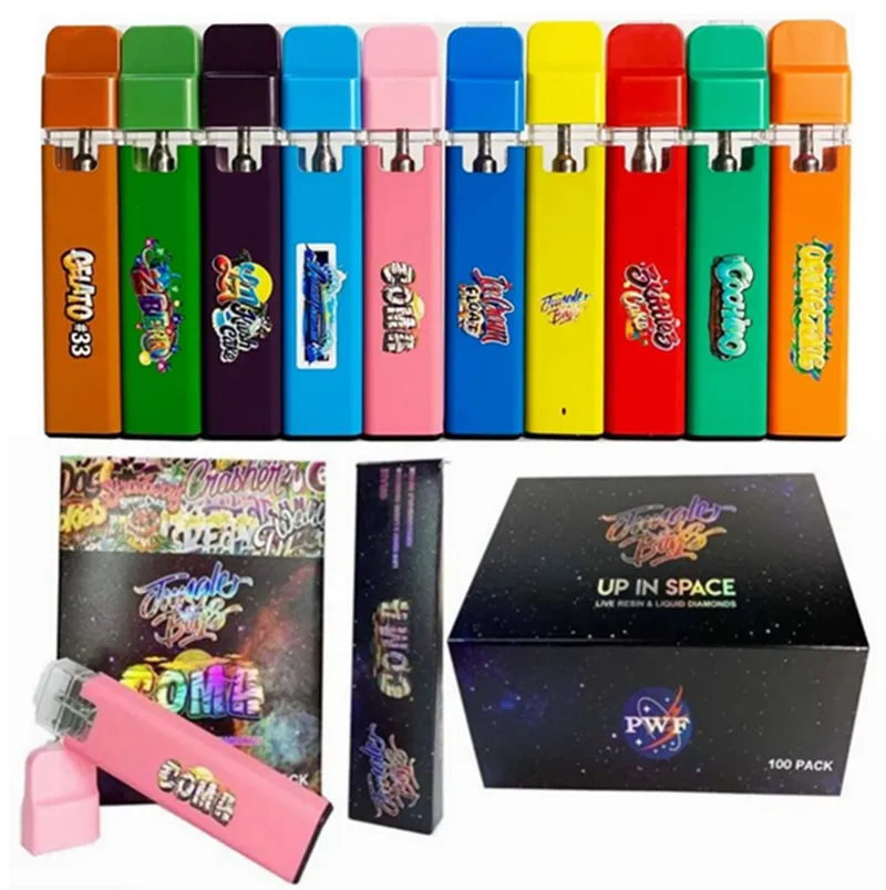 Jungle Boy Up in Space Disposable Empty Vapes Rechargeable 280mah 1.0/2.0ml Vaporizer Pods 10 Strains in Stock 1000pcs