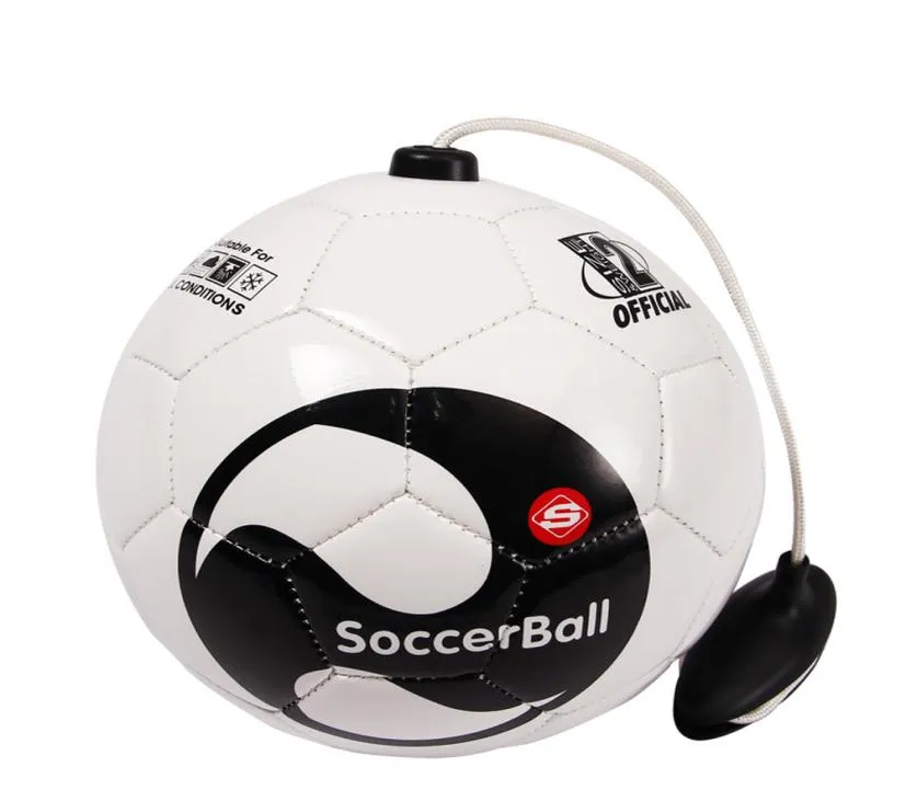 New Football BALL Kick beginner Soccer Ball Practice Belt Training Equipment Standard Official profession Balls Size 27133374