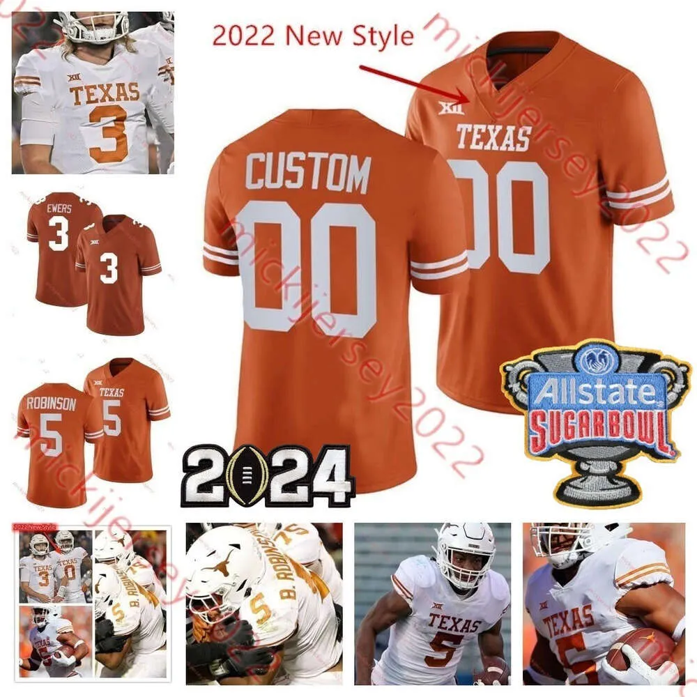 Jamier Johnson Jersey Carson Marshall Michael Taaffe Morice Blackwell Jr. 37 Doak Wilson 38 Graham Gillespie Tannahill Love Custom Texas Football Jersey