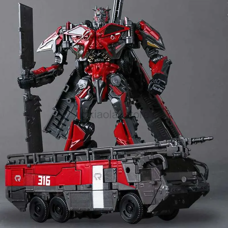 Brinquedos de transformação Robôs BAIWEI 18 CM brinquedos de transformação legal TW-1024 caminhão de bombeiros filme KO versão SS61 figura Anime carro Robô presente para crianças menino 2400315