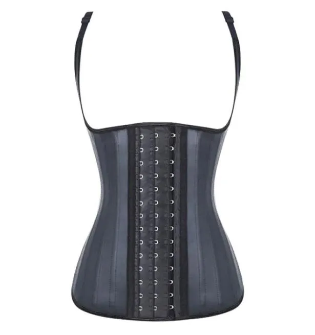 Corset corpo shaper 25 ossos de aço látex colete cintura trainer emagrecimento cinto ortopédico modelagem cinta shapers 2201044196738