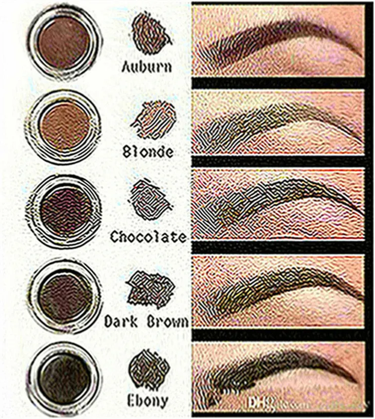 Anastasia Beverly Hills Dipbrow Pomadowa średnia brązowa wodoodporna makijaż brwi 4G Blondynka/Chocolabrow 4G Blonde Chocolate Dark Brown Ebon A752