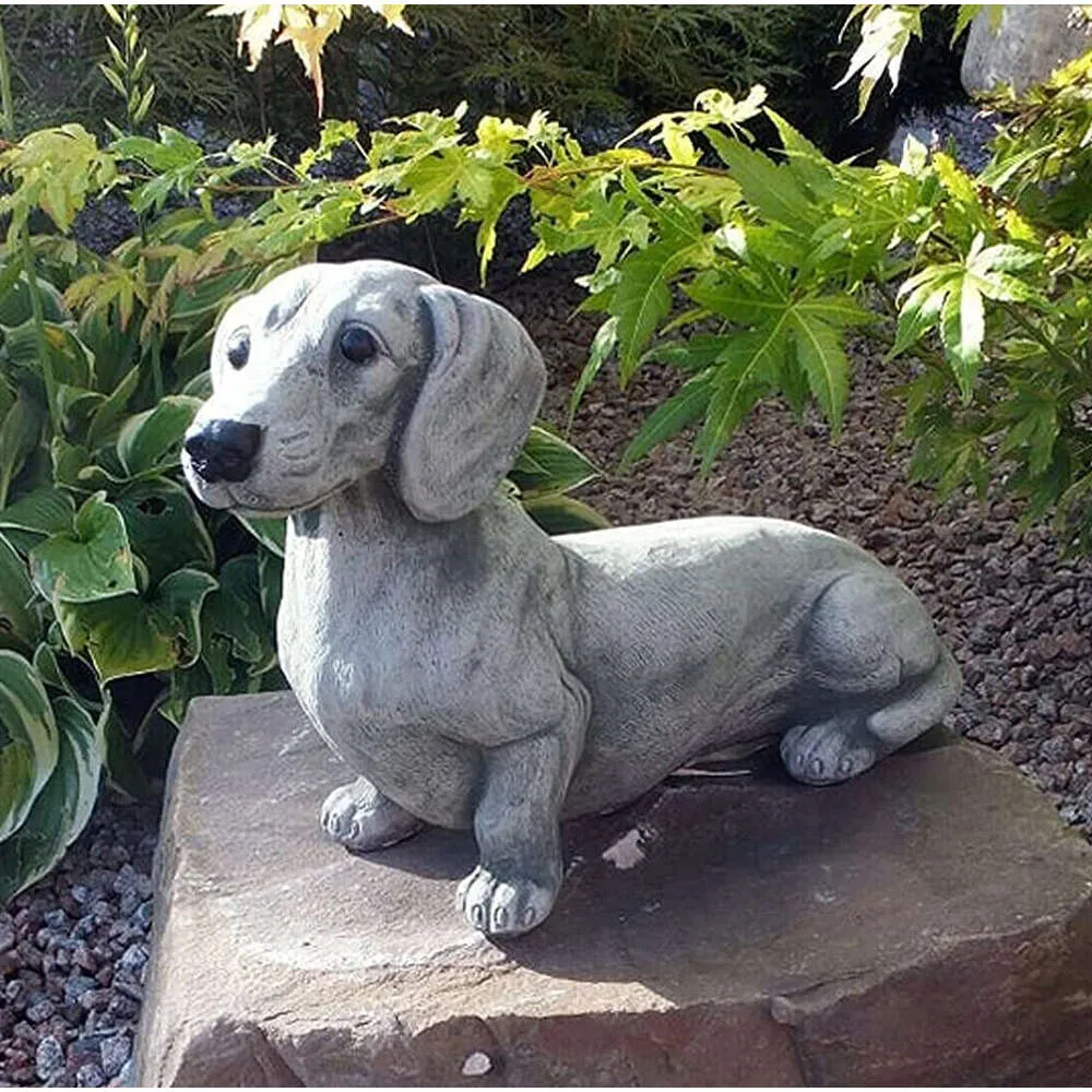 Corgi Dog Decint Decorwork Dekoracja Outdoor Garden Symulacja Krajobraz