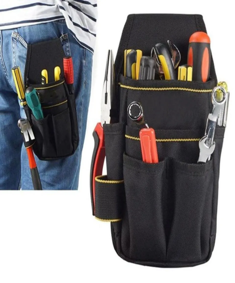 Profissional eletricista ferramenta saco cinto oxford pano à prova dwaterproof água ferramenta cinto titular kit bolsos saco conveniente com cintura 5186070