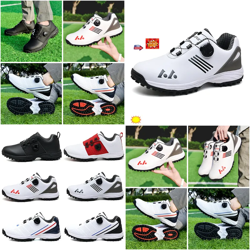 Oqther Golf Products Sapatos profissionais de golfe homens homens golfe de luxo para Mdaen Walking Shoes Shoes Golfers Athletic Sneakers masculino Gai
