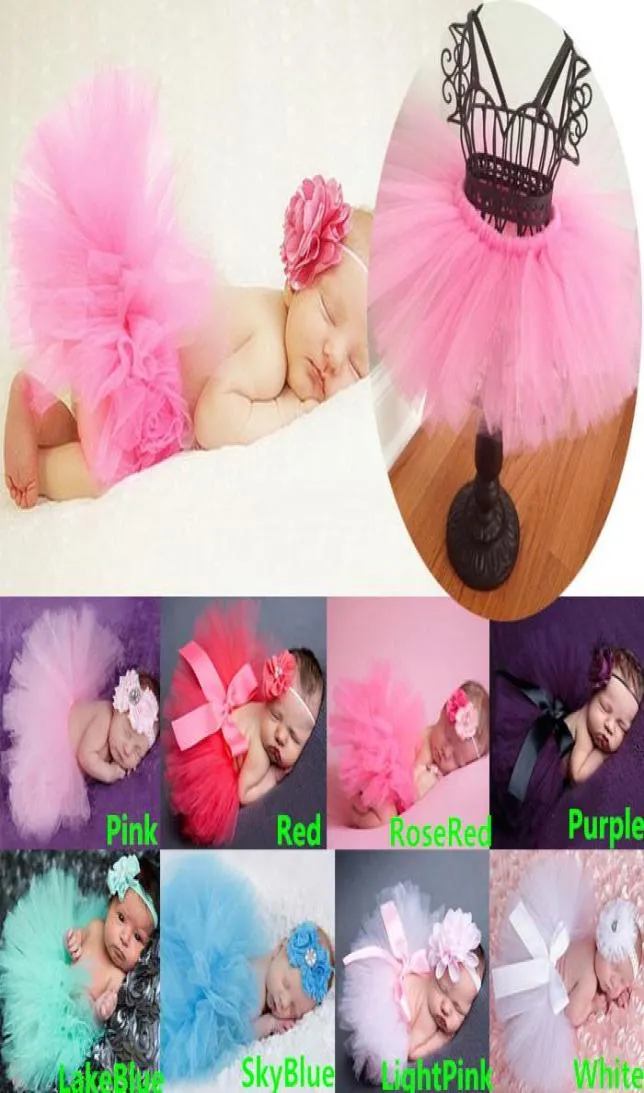 Match Newborn Toddler Baby Girl039s Tutu Skirt Skorts Dress Headband Outfit Fancy Costume Yarn Cute 8 Colors 4482476