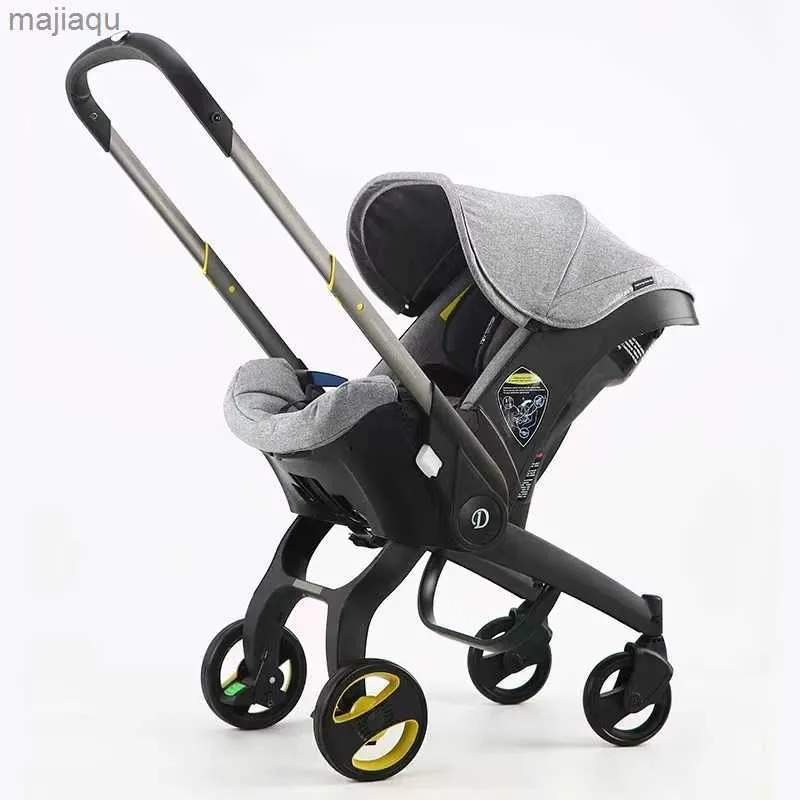 Kinderwagen# Säuglingsautositz in Sekundenschnelle für Neugeborenen Trolley Buggy Safety Carriage Tragbares Reisebereich Systeml2404