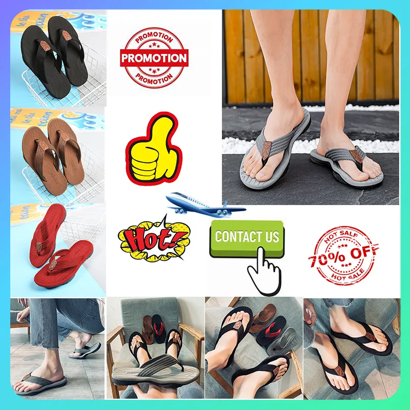 Designer Ca ual Plate-forme Diapositives Pantoufles Hommes Femme Anti-dérapant Poids résistant à l'usure Semelles super douces Flip Flop Sandales de plage plates Côté GAI