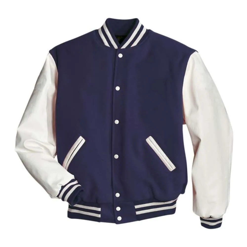 Baseball broderi högkvalitativa jackor för 2023 ny design mode varsity jacka män 50 40