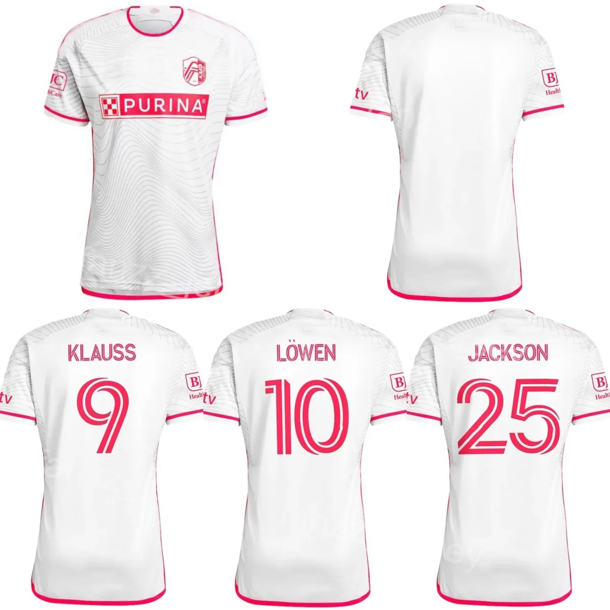 24-25 Soccer St. L ouis 19 Indiana Vassilev Jerseys 14 Tomas Totland 4 Joakim Nilsson 10 Eduard Lowen 9 Joao Klauss 16 Zestawy piłkarskie Samuel Adeniran shengluyisi