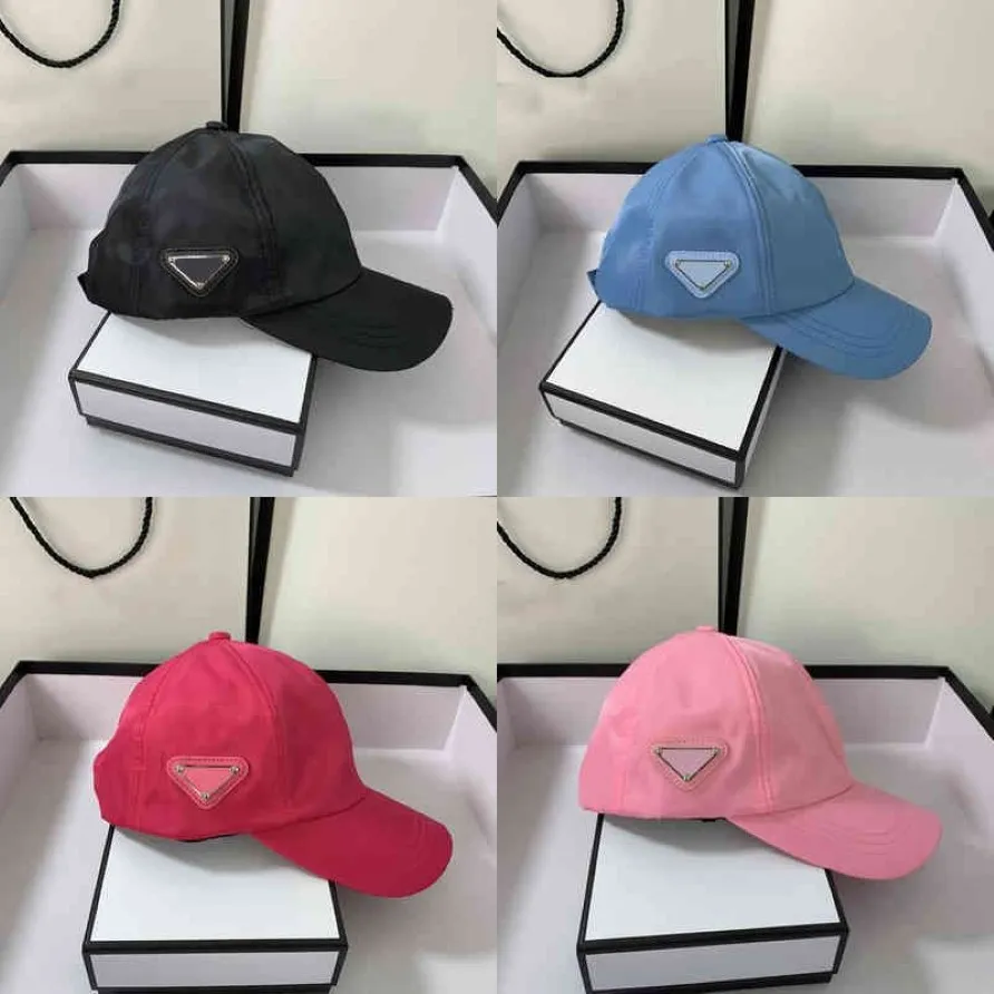 Baseball Caps Designers Triangle Womens Mens Fashion Fitted Hats for Men Women Luxurys p Cap Sport Casquette Visors D2205073z r3290v