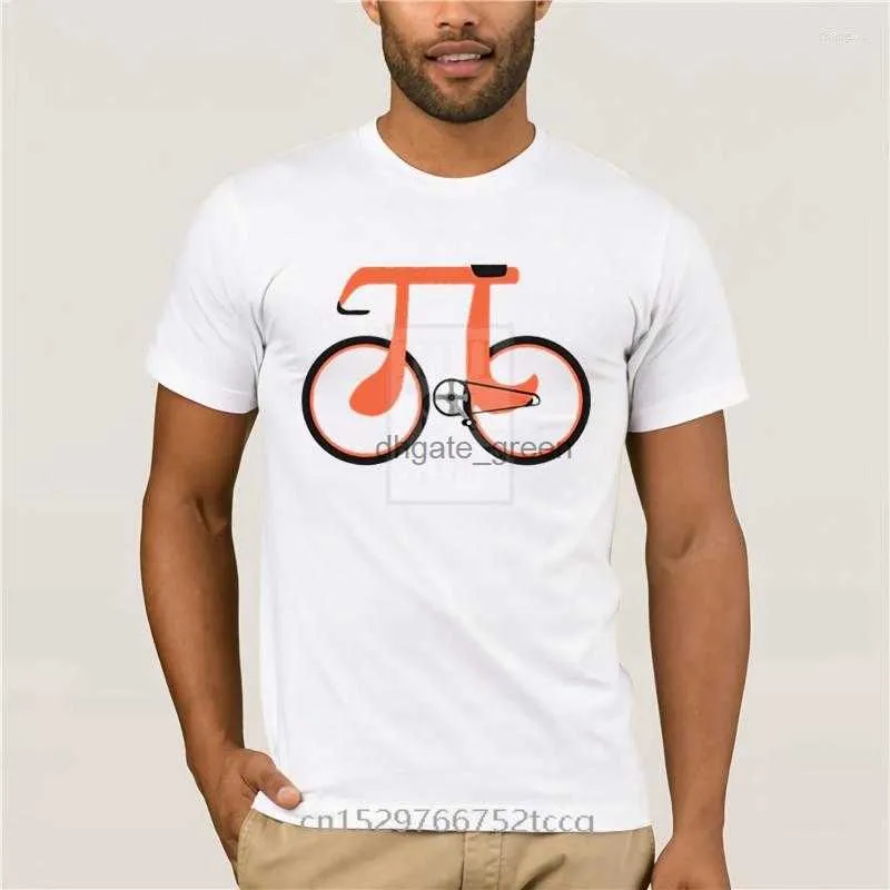 Hommes t-shirts été hommes chemise drôle Pi Cycle vélo maths robe tendance de la mode