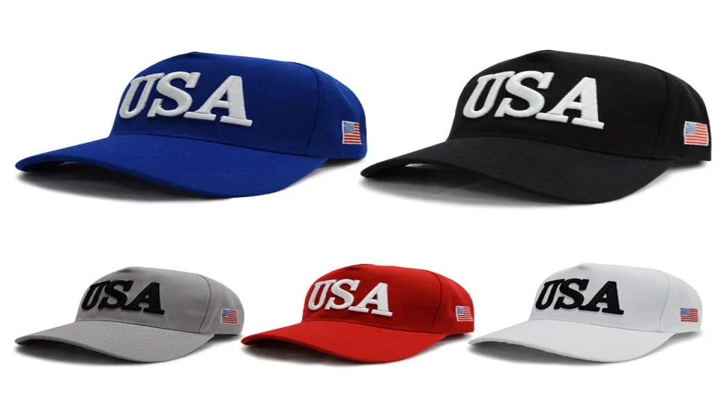 Trump Hat Baseball Caps Make America Great Again Hats Donald Trump Republican Snapback USA Flag Mens Womens Fashion Cap GGA26405409539