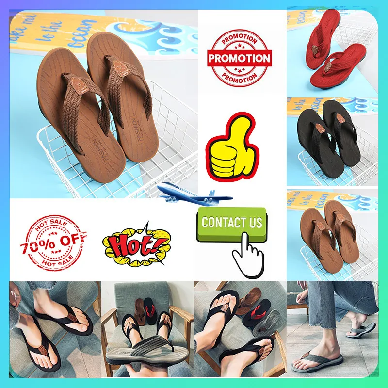 Designer Ca ual Platform Slides Slippers Men Woman anti slip wear-resistsant weight breathable super soft soles flip flop Flat Beach sandals side GAI