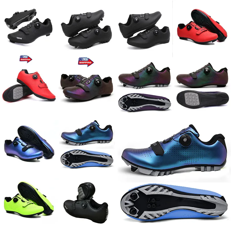 MTBQ toont vuil heren sport cyqcling road fiets flat speed fietsen sneakers flats mountain bicycle footwear spd cleats schoen 24 s