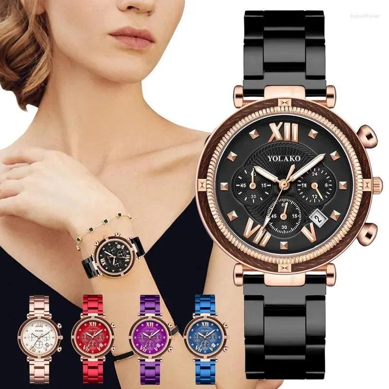 손목 시계 럭셔리 여성 시계 자기 별이 빛나는 하늘 암컷 시계 쿼츠 손목 시계 패션 여성 손목 시계 릴로그오 페미니노