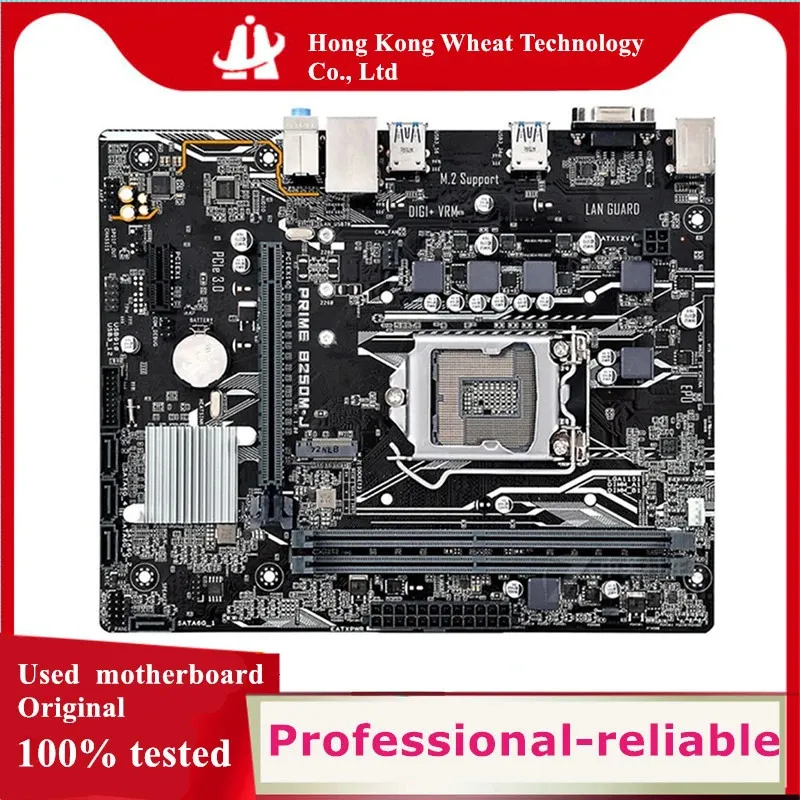 Intel B250 PRIME B250M-J Motherboard Verwendetes Original LGA 1151 LGA1151 DDR4 32GB USB2.0 USB3.0 SATA3 Desktop Mainboard 240307