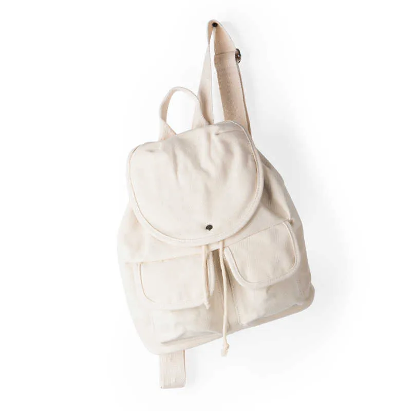 Sac à dos japonais coréen pour femmes, sac en toile polyvalent avec petit design, sac à dos minimaliste de grande capacité pour étudiant, sac à dos 240315