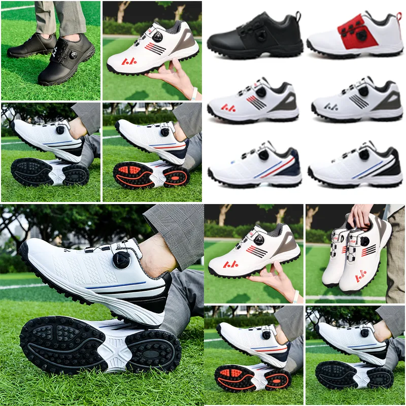 Oqthwer Golf Products Professional Golf Shoes Men Men Luxury Golf Wealling Shoes Golfers Athletic Sneakers Male Gai